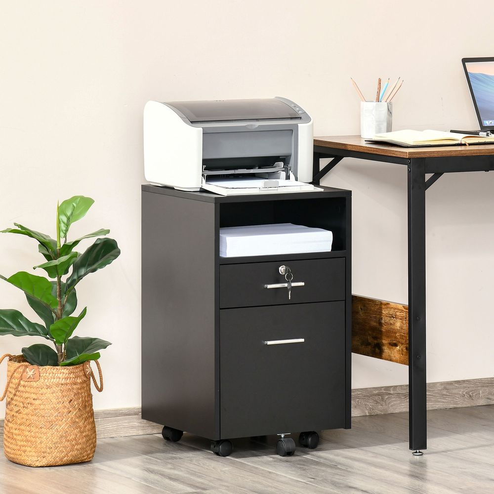 Black Filing Cabinet