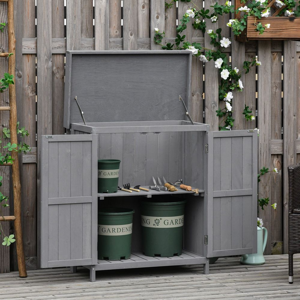 Double Door Garden Storage Shed