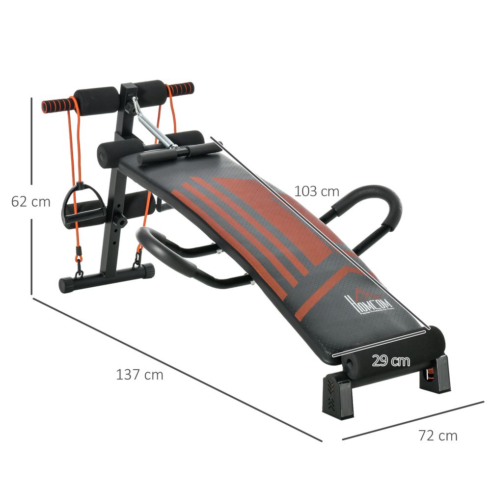 Sit Up Ab Bench with Headrest