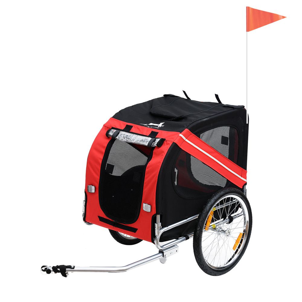 Pet Trailer for Bikes Red