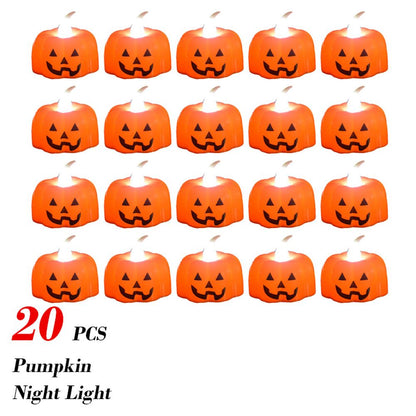 LED Pumpkin Candles