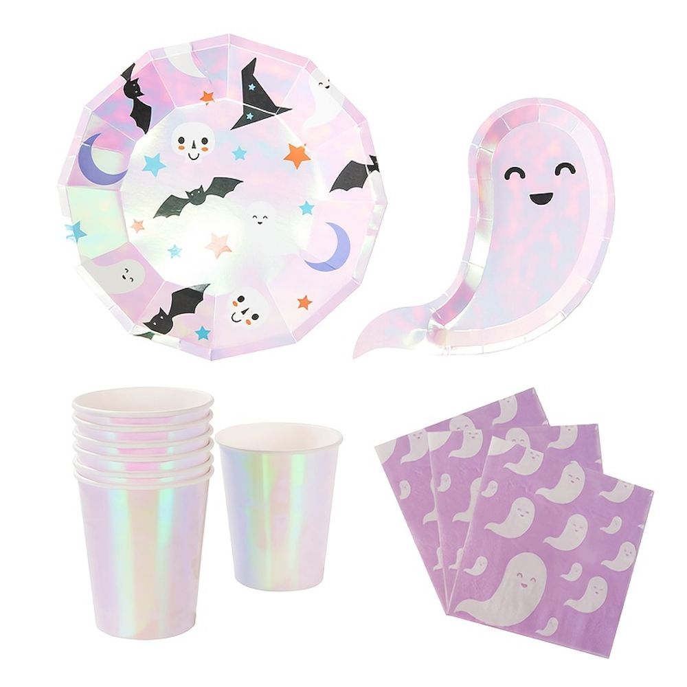 Disposable Ghost Plates & Cups