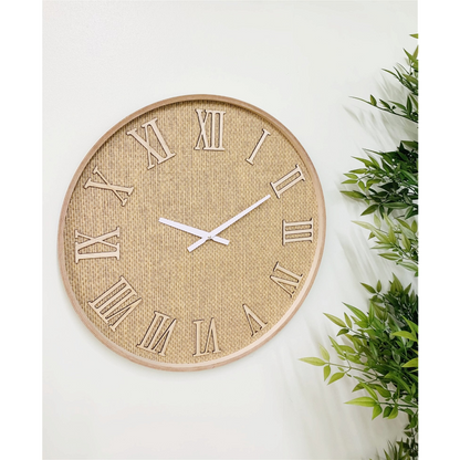 Woven Wall Clock