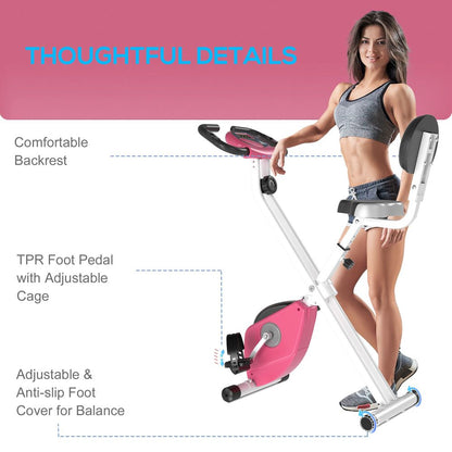 Pink Exercise Bike