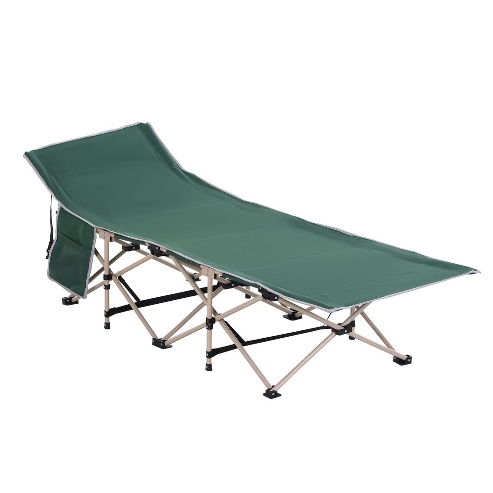 Green Camping Bed - Single