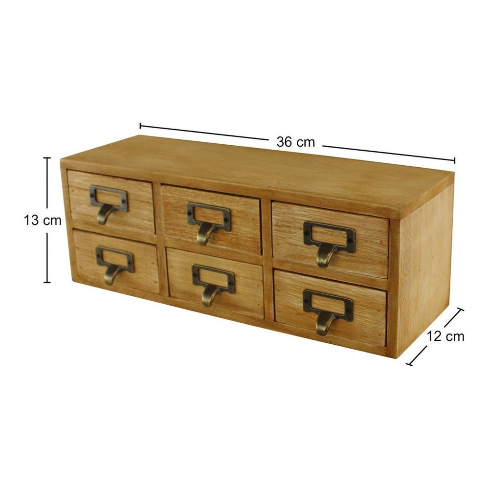 Small 6 Tier Drawer Unit