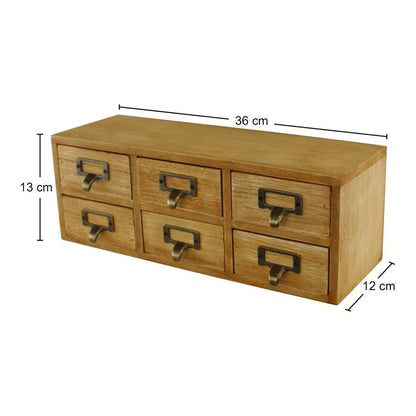 Small 6 Tier Drawer Unit