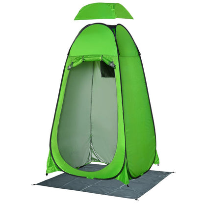 Shower Tent with Changing Room in Green