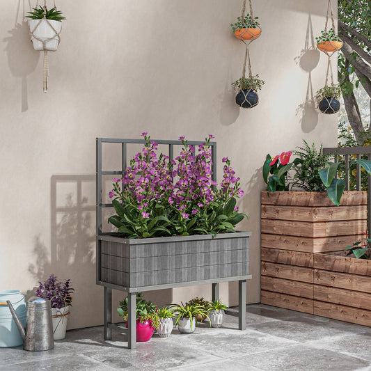 Planter Box with Trellis