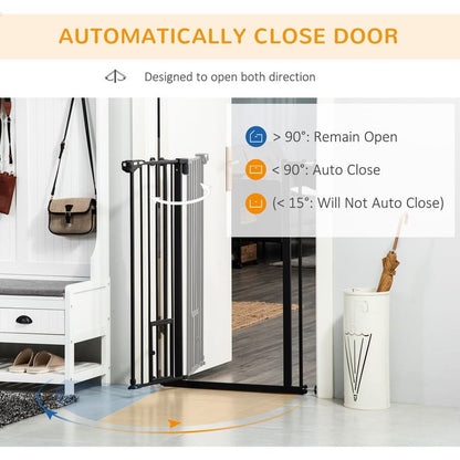 Extra Tall Dog Safety Gate Automatic Closing