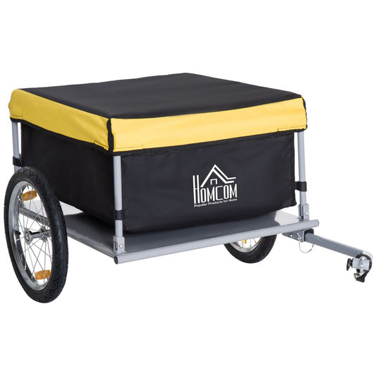 Bicycle Cargo Trailer Steel Frame - Yellow