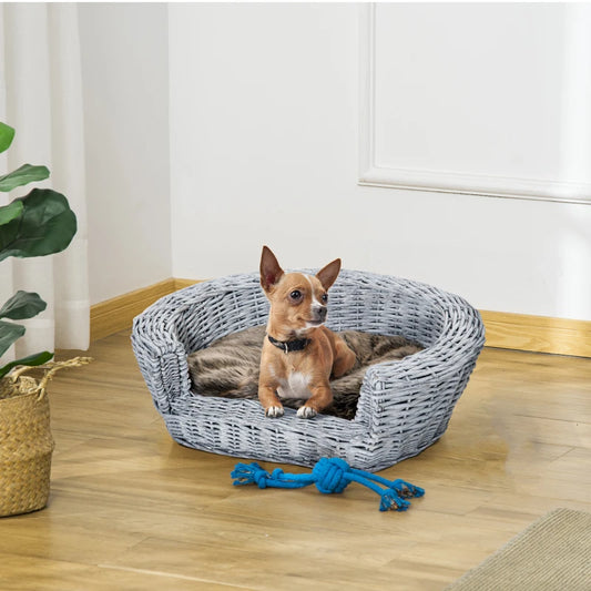 Rattan Wicker Pet Bed