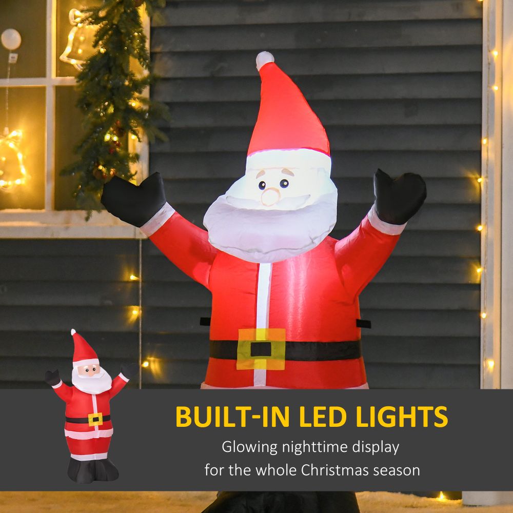 4ft LED Inflatable Santa Claus