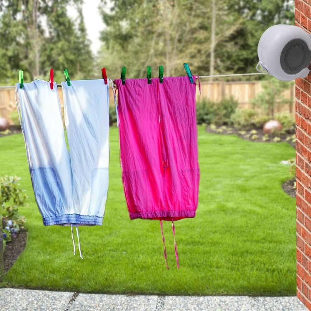 Retractable Washing Line 30m Double