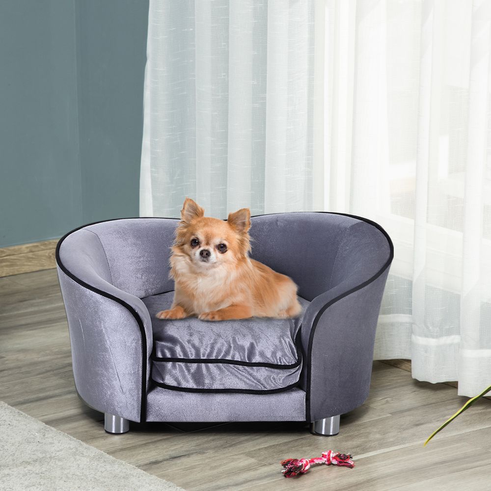 A clearance dog couch