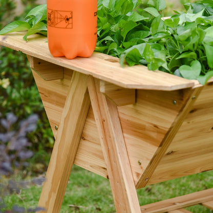 Wooden Planter Bed with Storage