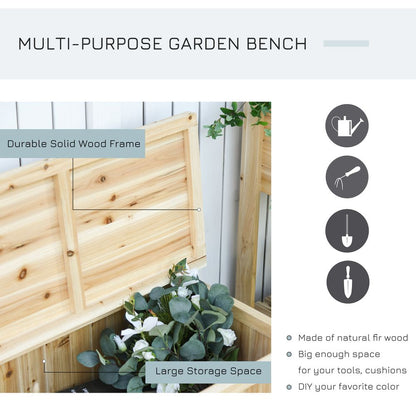 Garden Bench with Storage