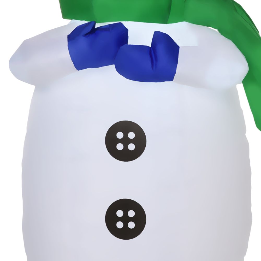 LED Inflatable Standing Snowman 4ft