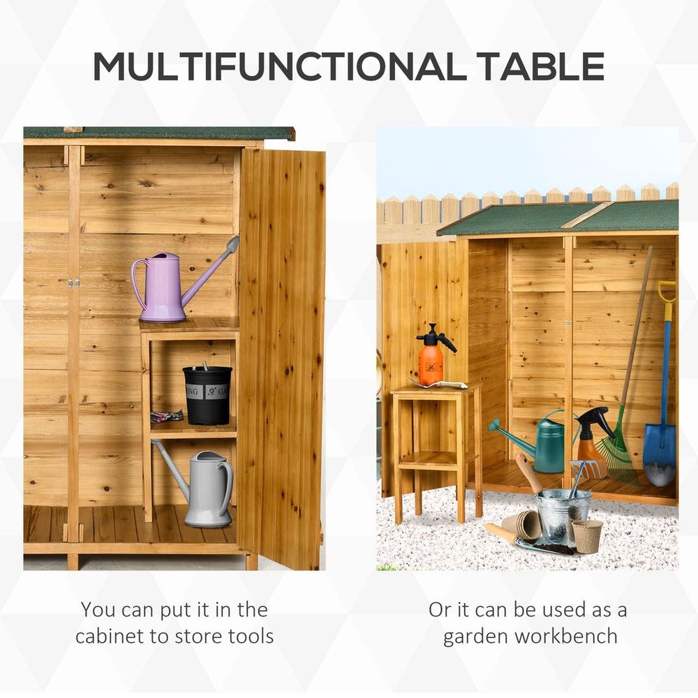 Shed Tool Organiser with Table