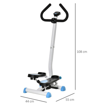 Twist Step Machine with LCD Screen in Blue