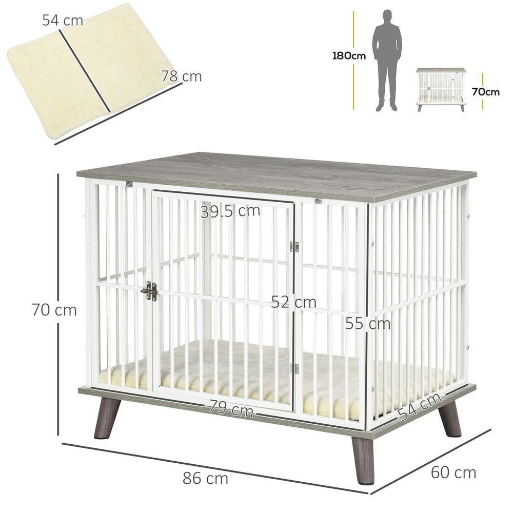 Dog Crate Side End Table