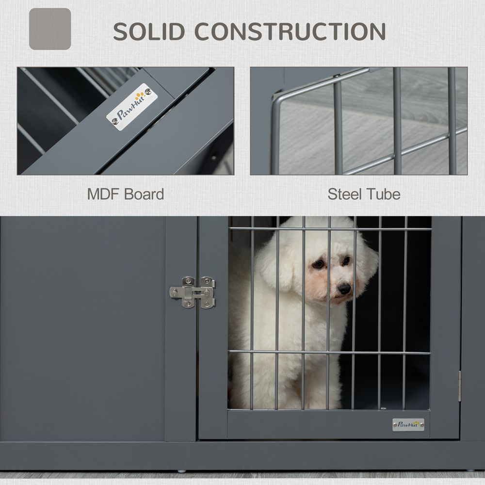 Dog Crate Small Medium Dogs With Two Lockable Doors