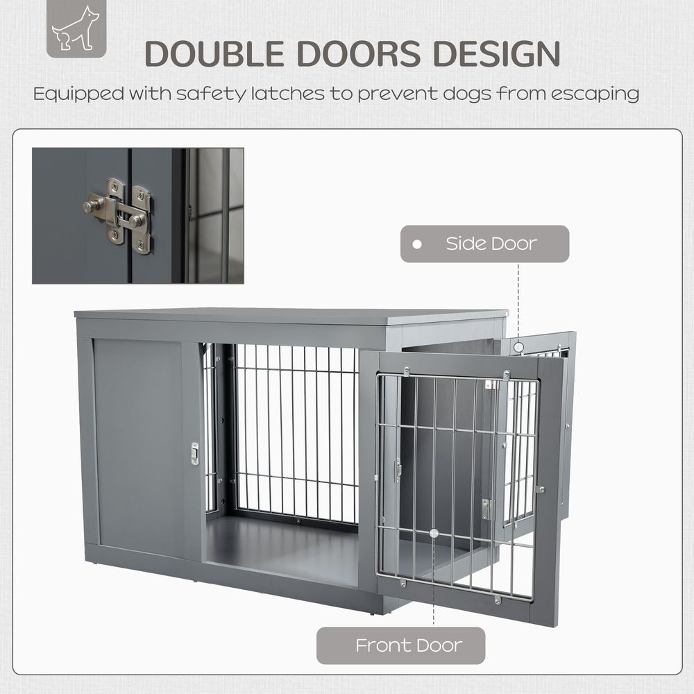 Dog Crate Small Medium Dogs With Two Lockable Doors