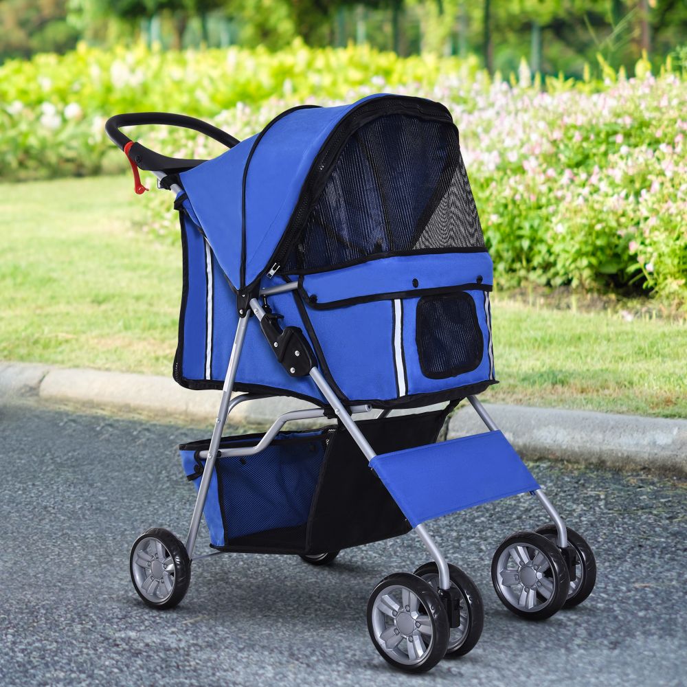 Pet Stroller Blue