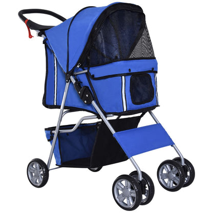 Pet Stroller Blue