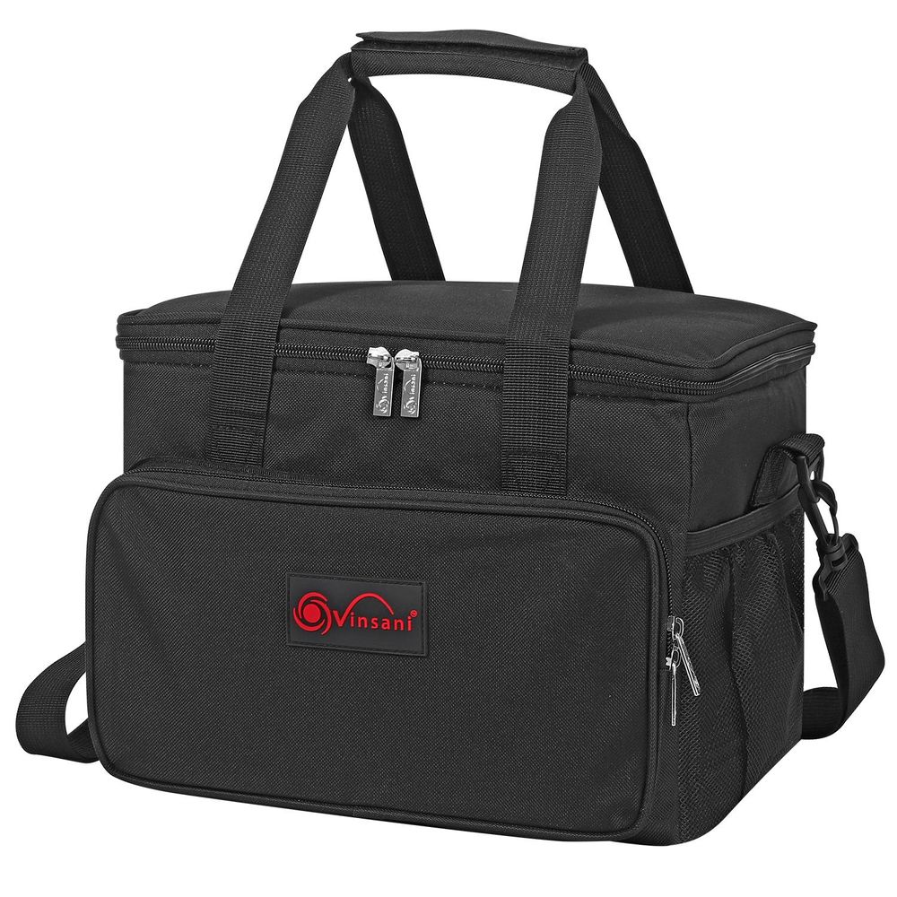 Insulated Cooler Bag Black