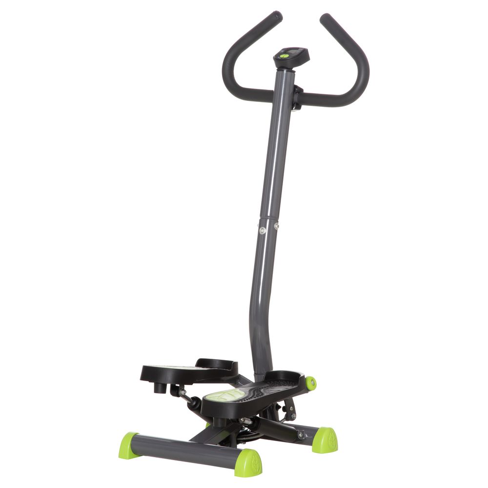 Twist Step Machine with LCD Screen in Grey