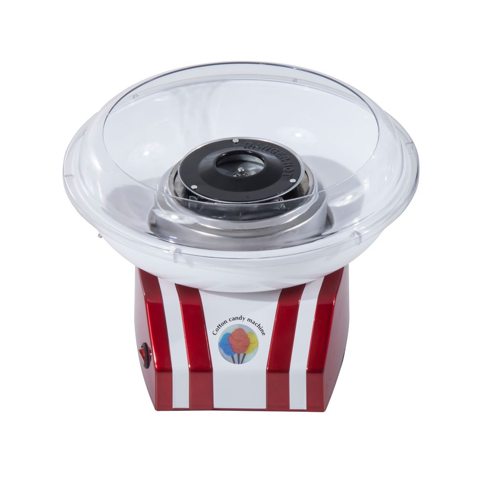 Red and White Candy Floss Machine 450W