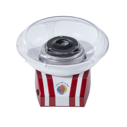 Red and White Candy Floss Machine 450W