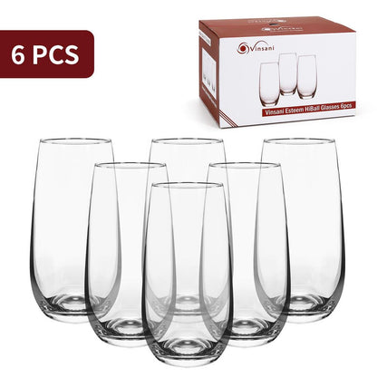 6 Classic Esteem Highball Glasses