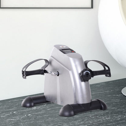 Portable Mini Exercise Bike, Silver