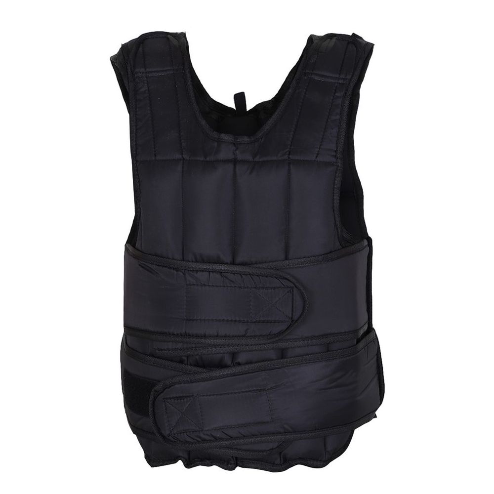 Black Adjustable 10KGS Weight Vest