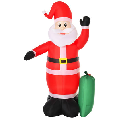 LED Inflatable Christmas Santa Claus 7.5ft