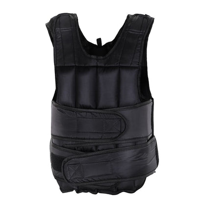 Black Adjustable 15KG Weight Vest