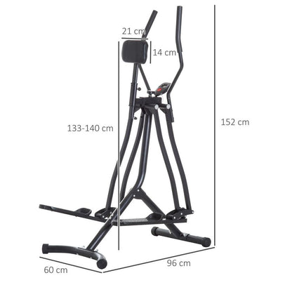 Cross Trainer for Home Gym in Black