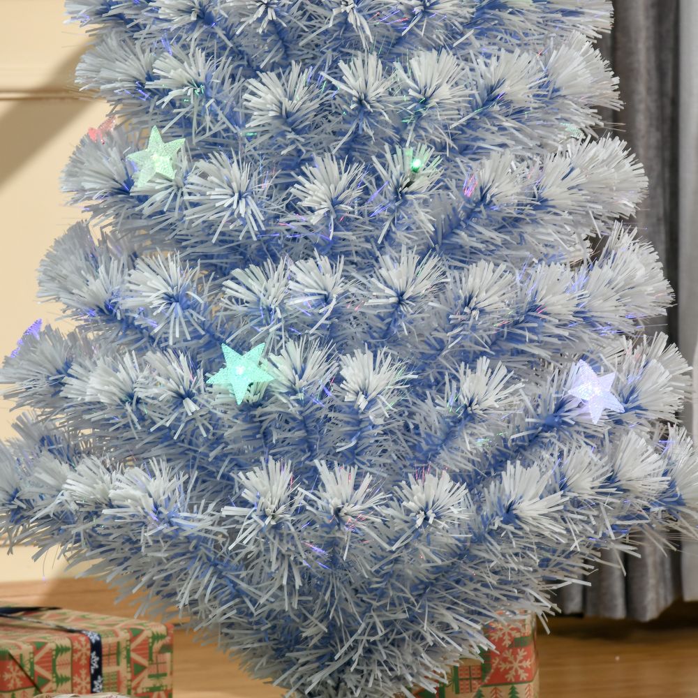 LED White Christmas Festive Tree 5ft