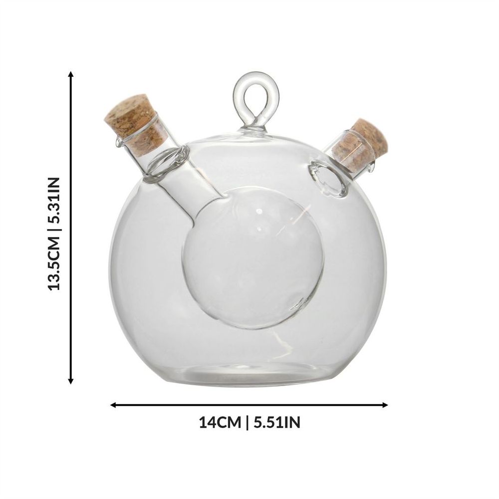 2-in-1 Glass Oil & Vinegar Cruet