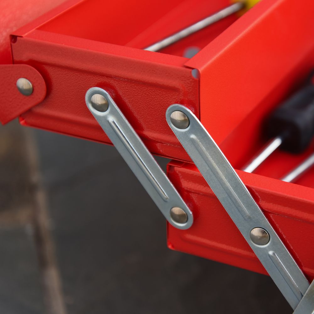 Red Metal Tool Box