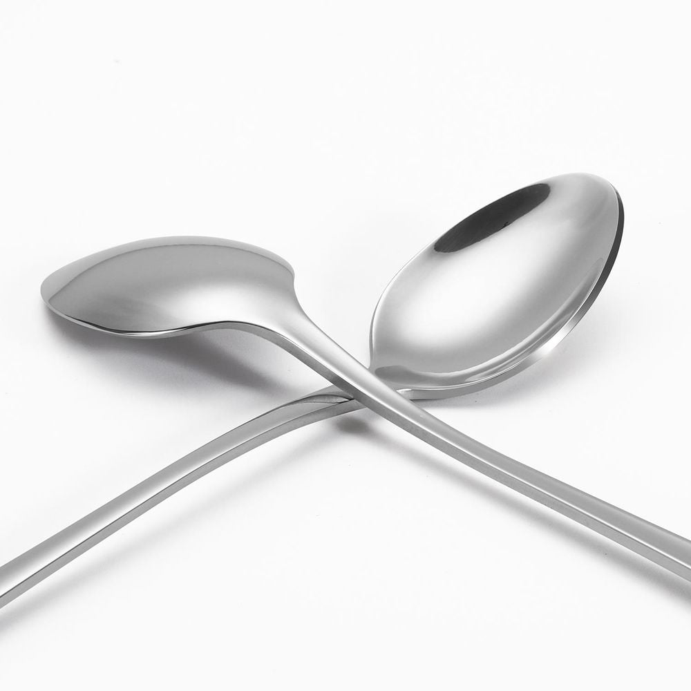 Silver Long Handle Spoons Set of 12