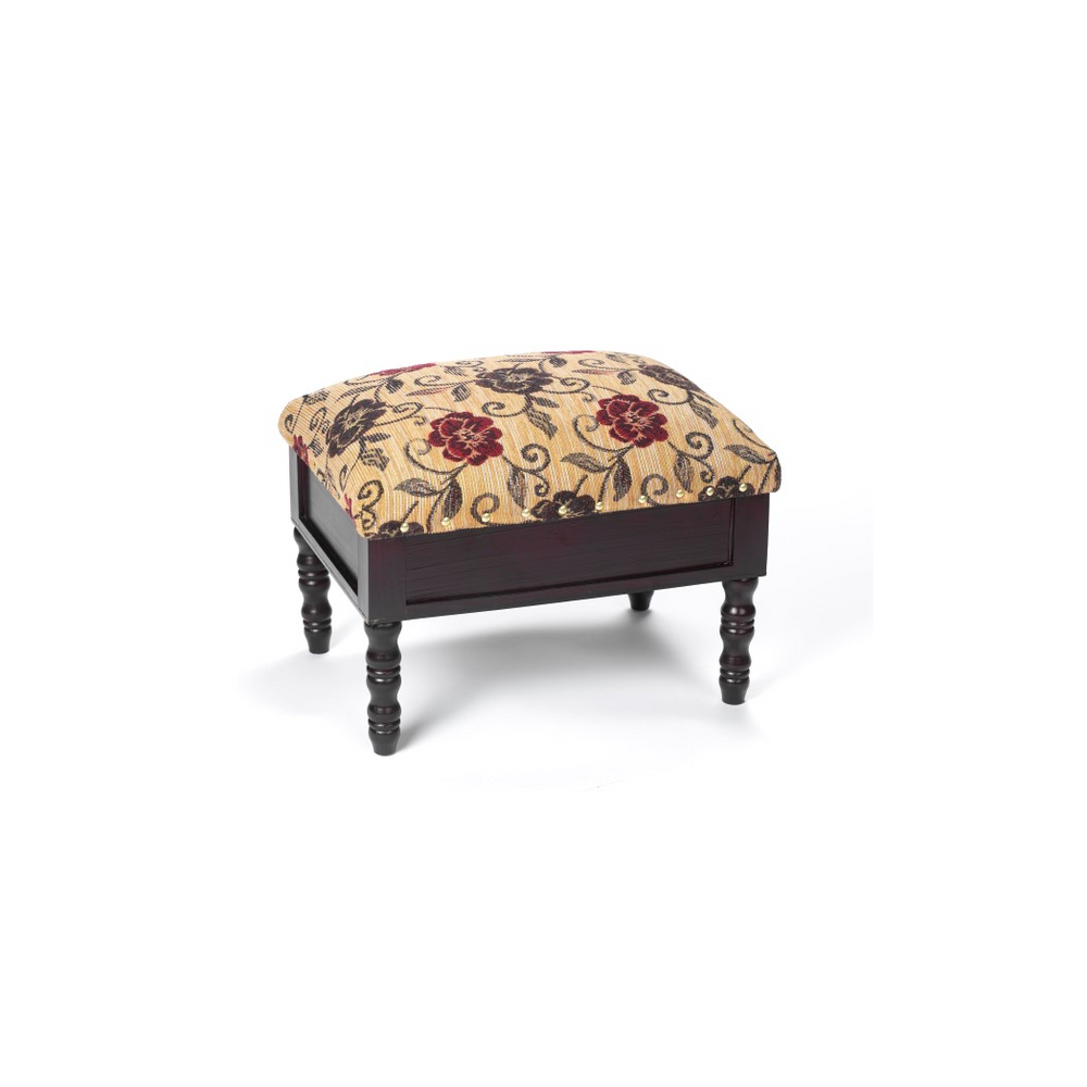 Storage Footstool Floral