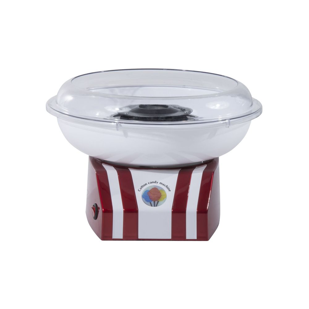 Red and White Candy Floss Machine 450W