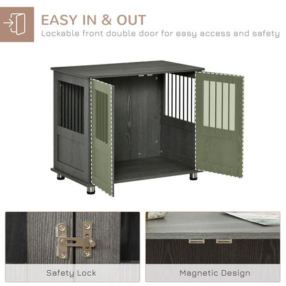 Dog Crate for Medium Dogs with Magnetic Doors