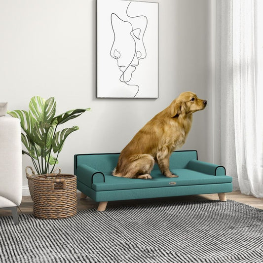 Dog Sofa for Large and Medium Dogs in Green