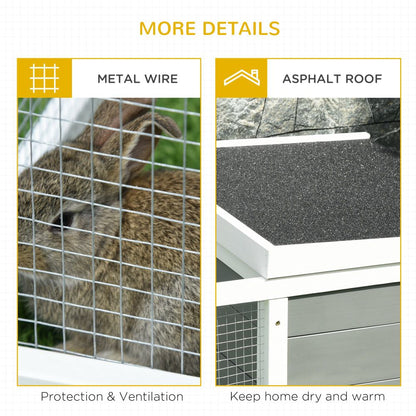 Small Animal Hutch with Roof