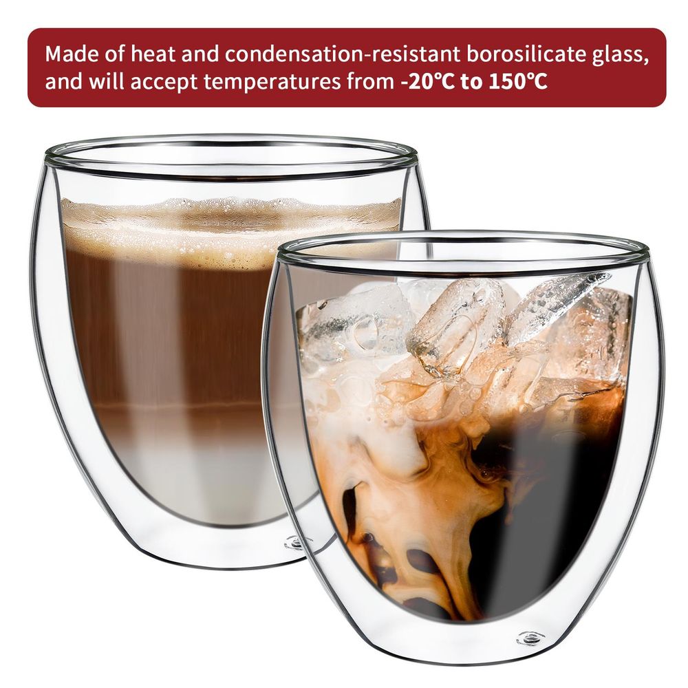 Casa Barware Glasses Dual-Walled x2