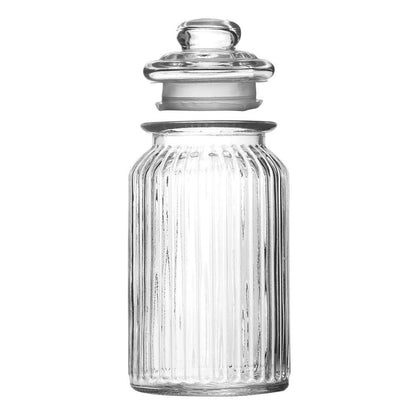 Set of 3 1.3L Vintage Airtight Glass Jars